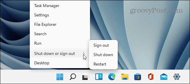 Lülitage Windows 11 käivitusnupp välja