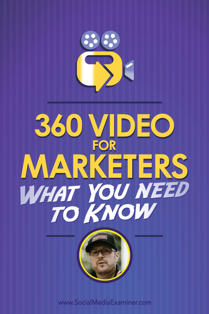 Ryan Anderson Bell räägib Michael Stelzneriga 360 Video turundajatele ja sellest, mida peate teadma.