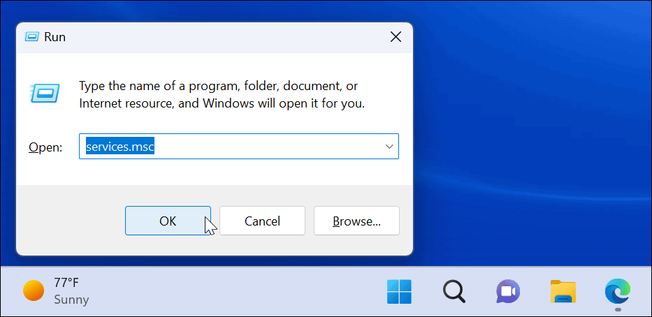 Windows 11 otsinguriba ei tööta