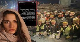 Demet Özdemir tänas kaevanduse töötajaid, kes maavärina heaks töötasid! 