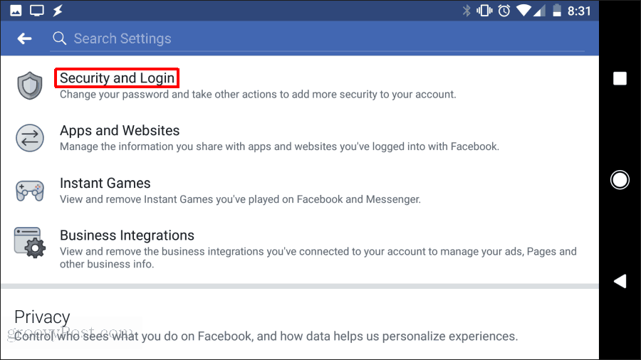 facebooki turvalisus ja sisselogimine