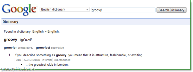 otsige oma raskeid sõnu üles google'i sõnaraamatu abil