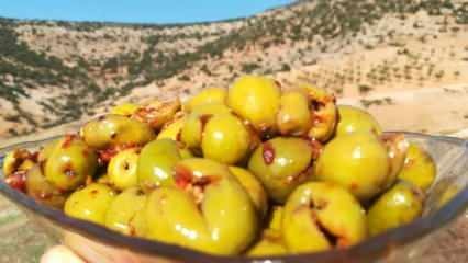 Kuidas teha kodus rohelisi oliive? Purustav rohelise sättimise retsept purgis