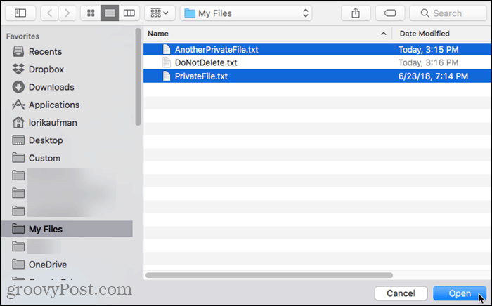 Valige failid, mida programmis CleanMyMac 3 kustutada