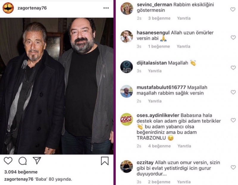 Yemek Sepeti asutaja Nevzat Aydın jagas Al Pacinot! Sotsiaalmeedia segaduses