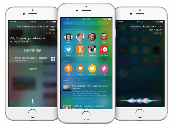 IOS 8 käitavad Apple'i seadmed töötavad iOS 9