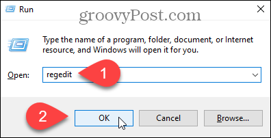 Avage Windowsi registriredaktor