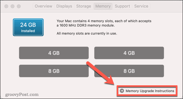mac RAMi uuendamise juhised
