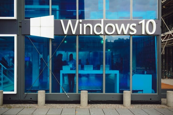 Microsoft Windows 10 reklaamipaviljon