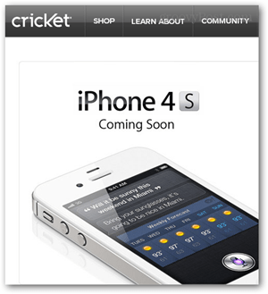 iphone 4s kriketi jaoks