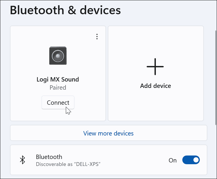 Ühendage Bluetooth-seade