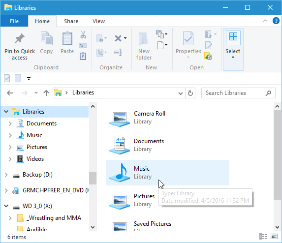 Windows 10 näpunäide: tehke teegid File Exploreris kuvamiseks
