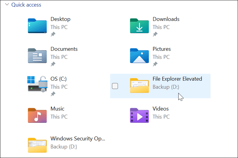 Käivitage Windows 11 failiuurija administraatorina