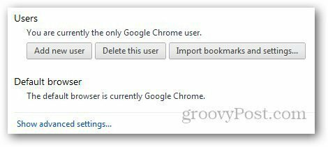 Chrome'i vaikimisi veebibrauser 2