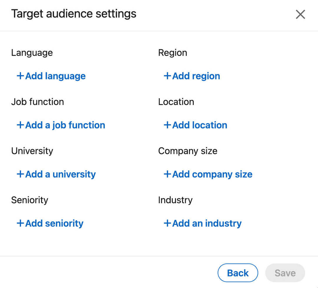 linkedin-company-page-enagement-features-how-to-share-content-as-page-target-audience-settings-3. samm