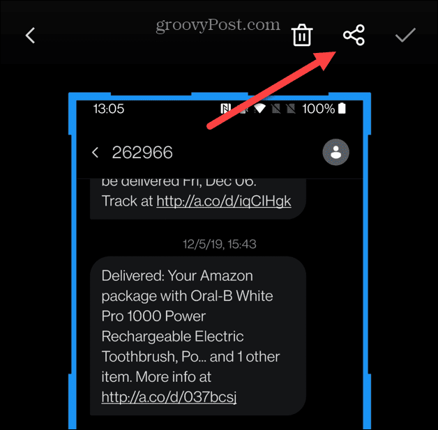 Printige tekstsõnumid Androidis
