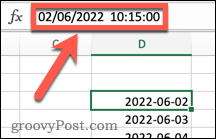 Exceli ajatemplid kuupäevade ja kellaaegadega