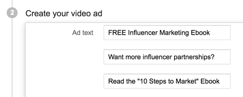  Valige oma YouTube'i reklaami jaoks veenev pealkiri ja kirjeldus.