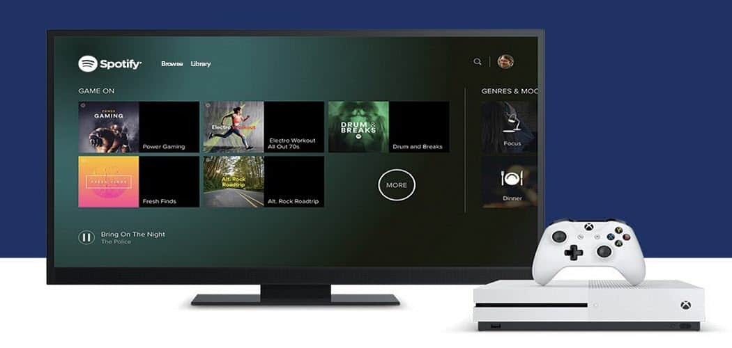 Juhtige Spotify muusikat Xbox One'is Androidist, iOS-ist või arvutist