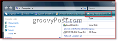 Kaardistage Windows Exploreris Windows 7, Vista ja Server 2008 võrgudraiv