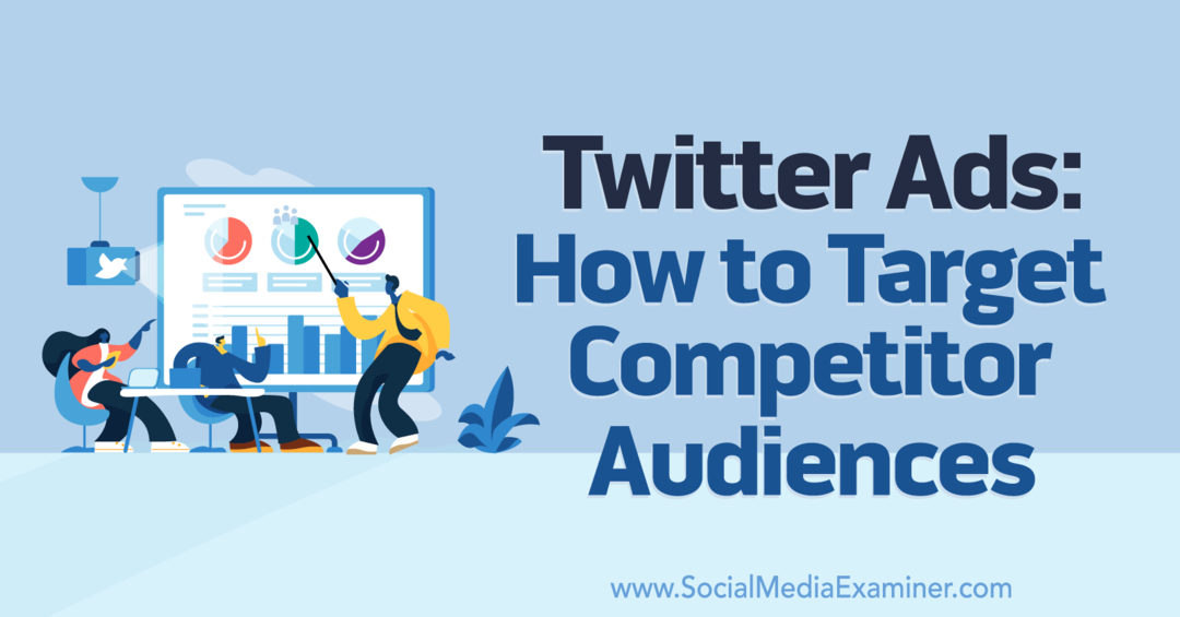 Twitteri reklaamid: kuidas sihtida konkurentide vaatajaskonda – sotsiaalmeedia uurija