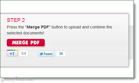 Kombineerige mitu PDF-i üheks, kasutades MergePDF-i