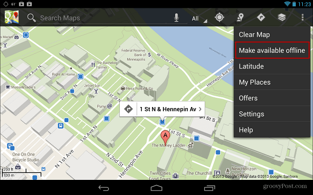 Kuidas muuta Google Maps Androidi võrgus võrguühenduseta kättesaadavaks
