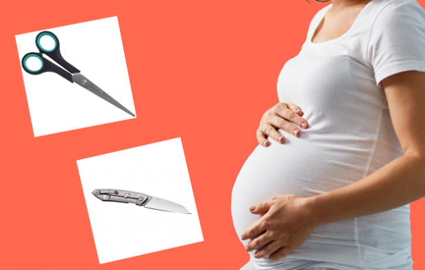 käärid ja nuga test raseduse ajal