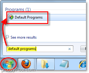 muutke Windows 7 vaikeprogrammide kasutamist
