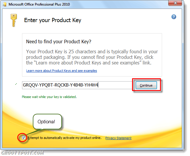 Kuidas muuta Microsoft Office 2010 tootenumbreid