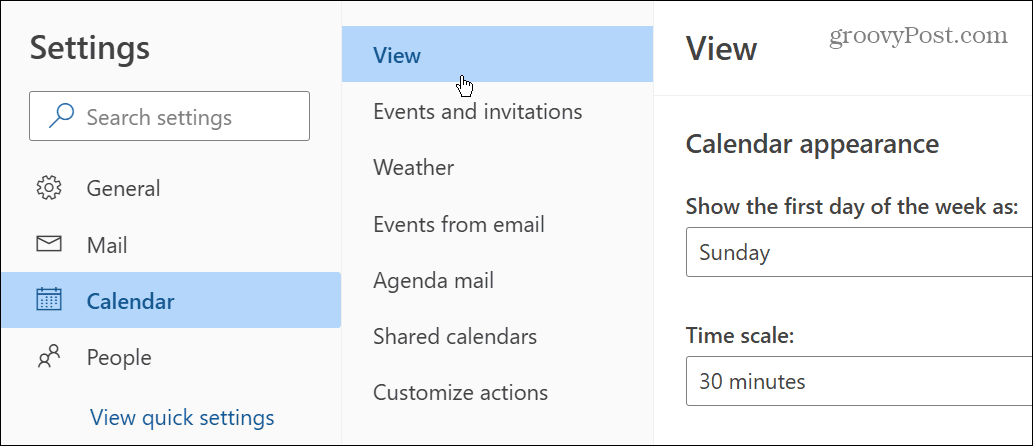 Muutke ajavööndit Microsoft Outlookis