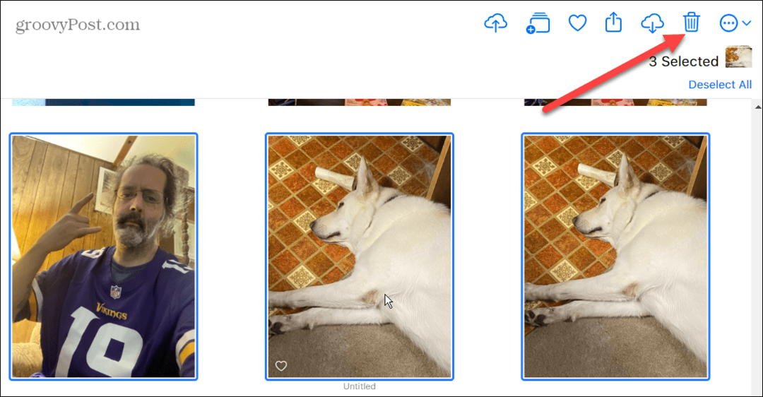 Kuidas iCloudist fotosid kustutada