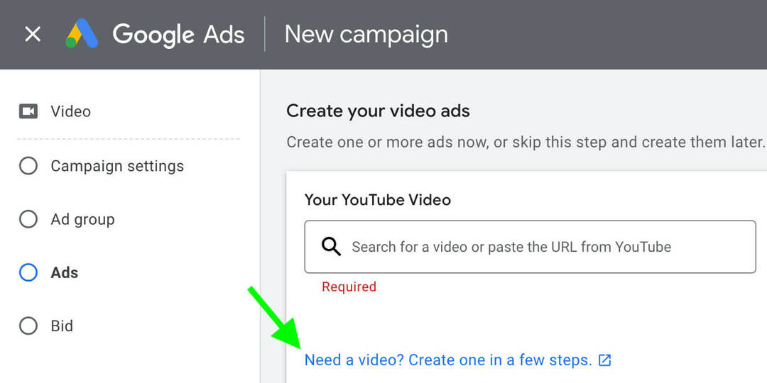 kuidas-luua-uut-lühikest-kasutades-youtube-shorts-ads-google-ads-new-campaign-click-need-a-video-example-9
