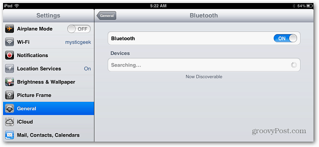 Ühendage iPadiga Bluetooth-klaviatuur