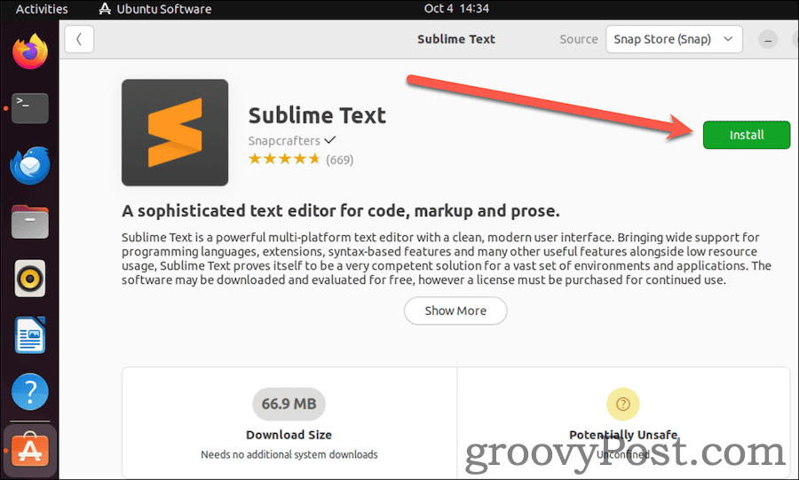 Installige Ubuntule Sublime Text