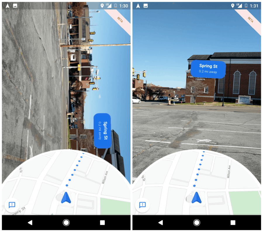 google maps reaalajas vaade