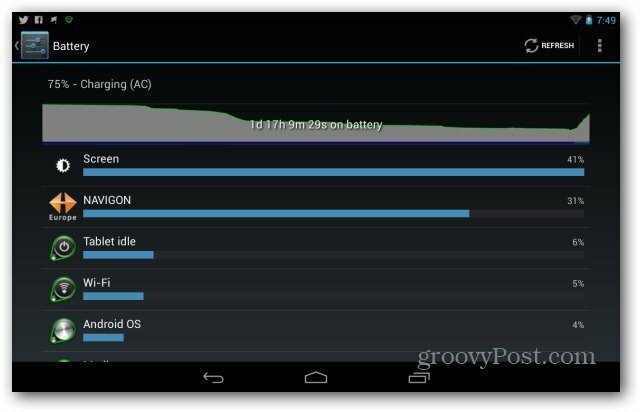 Parandage Google Nexus 7 aku kasutusiga