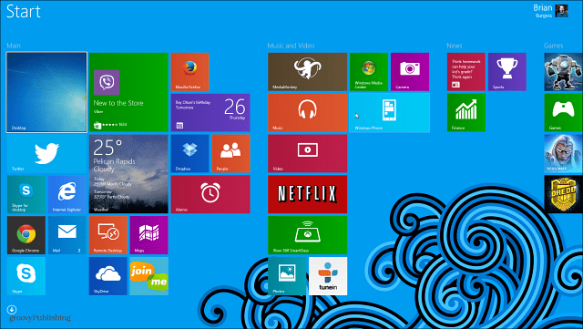 Windows 8.1 näpunäide: muutke töölaua ja avaekraani taust sama