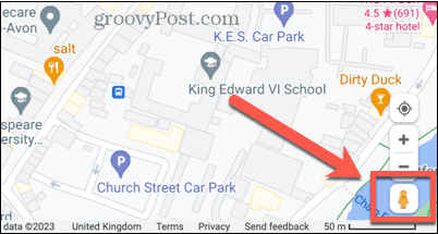 google mapsi tänavavaate ikoon
