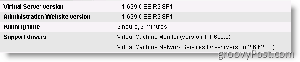 Microsoft Virtual Server 2005 R2 SP1 värskendus [Release Alert]