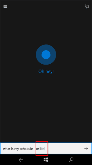 Cortana kuulatav animatsioon