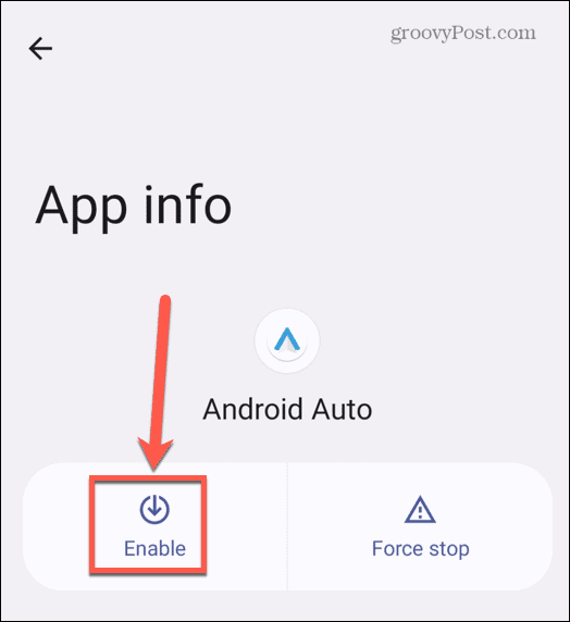 Androidi automaatne lubamine