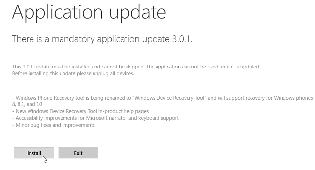 Windows Phonei taastamise tööriistal on uus nimi ja funktsioonid