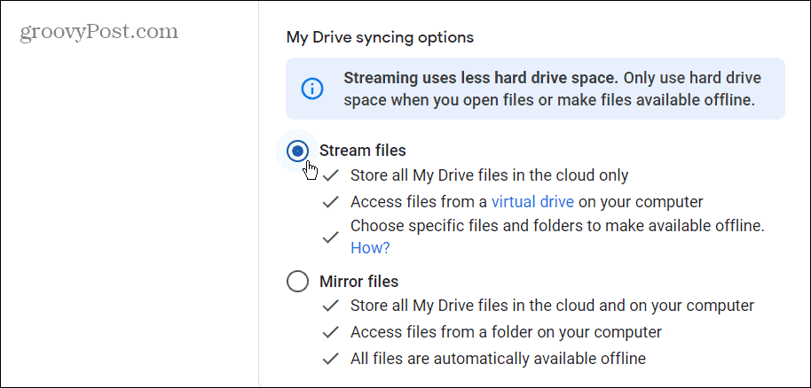 Lisage Google Drive File Explorerisse