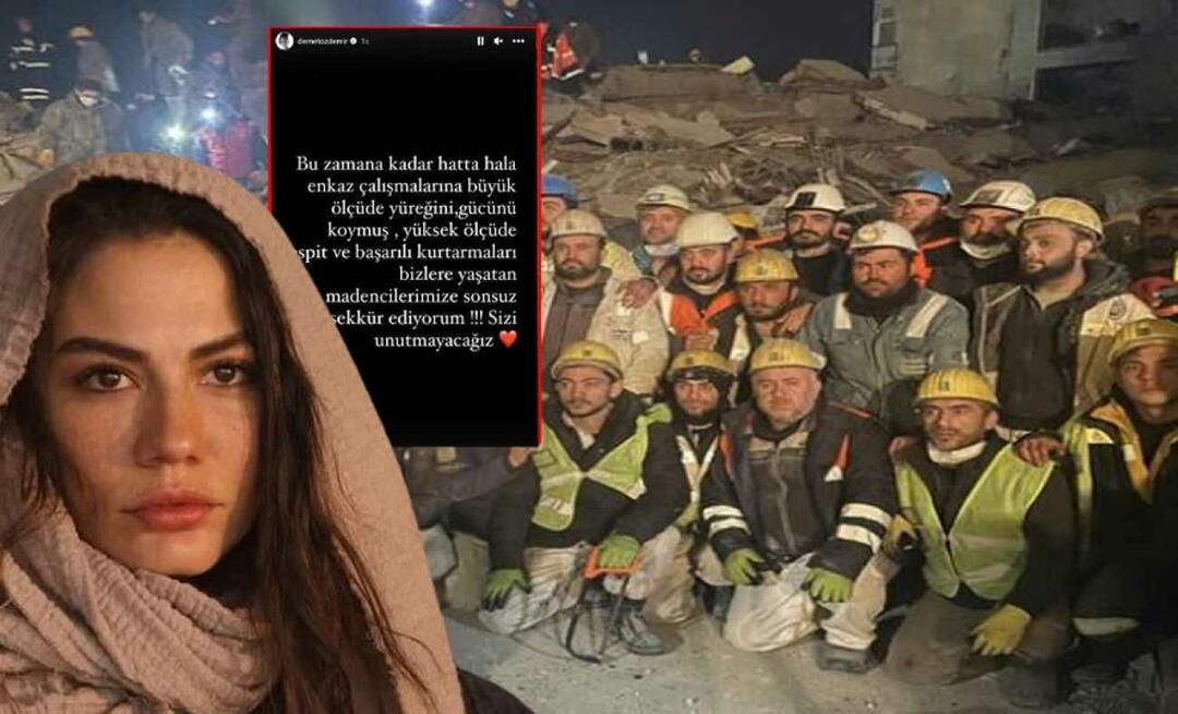 Demet Özdemir tänas kaevanduse töötajaid, kes maavärina heaks töötasid! "Me ei unusta sind"