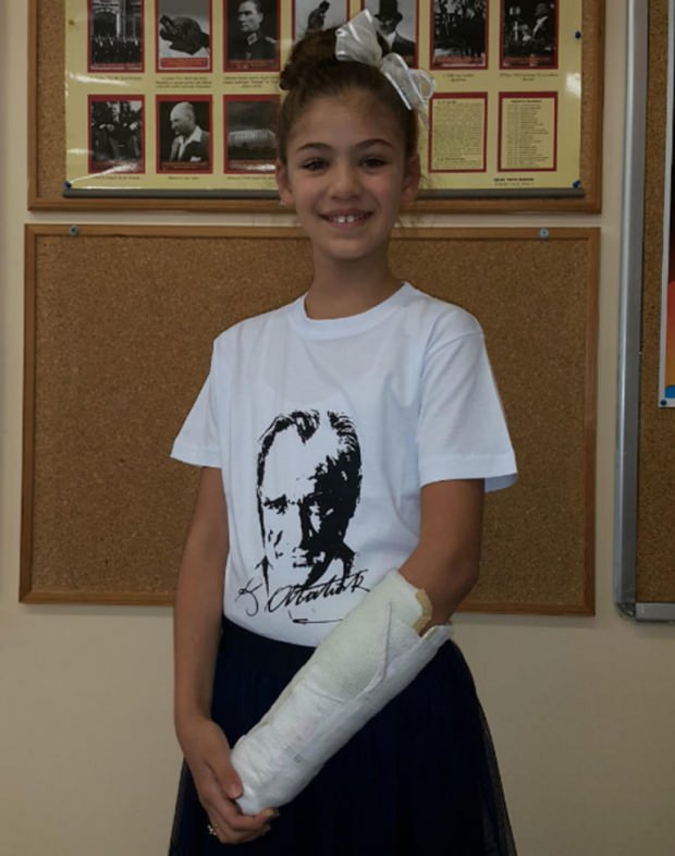 Isabella Damla Güveni käsivars oli murtud, kuid ta ei jätnud komplekti