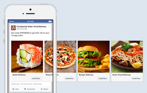 Facebook värskendab töölaua- ja mobiilirakenduste reklaame