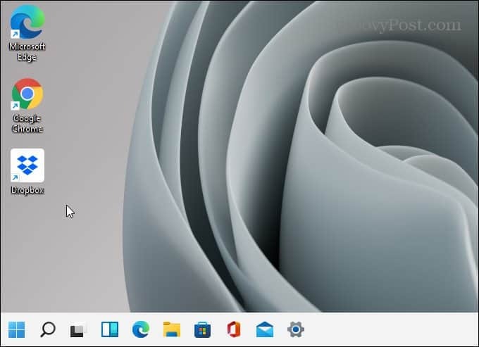 Tegumiriba ekraani vasakus servas Windows 11
