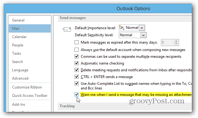 Outlook 2013 näpunäide: ärge unustage kunagi manuseid saata