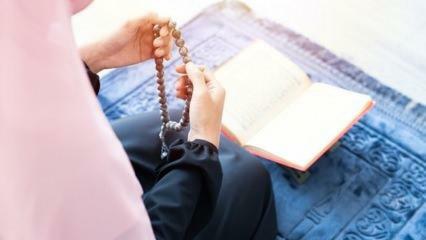 Kuidas teha palve tasbih? Palved ja dhikr loetakse pärast palvet